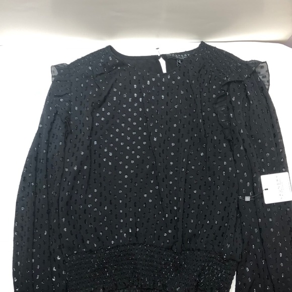 Lurex Blouse w/ Smocking - Picture 4 of 5